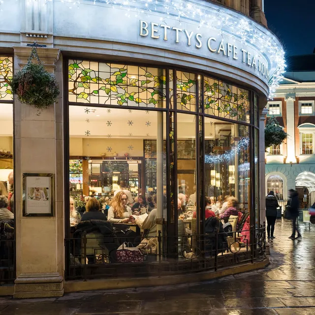 Bettys Cafe Tea Rooms in York at Christmas