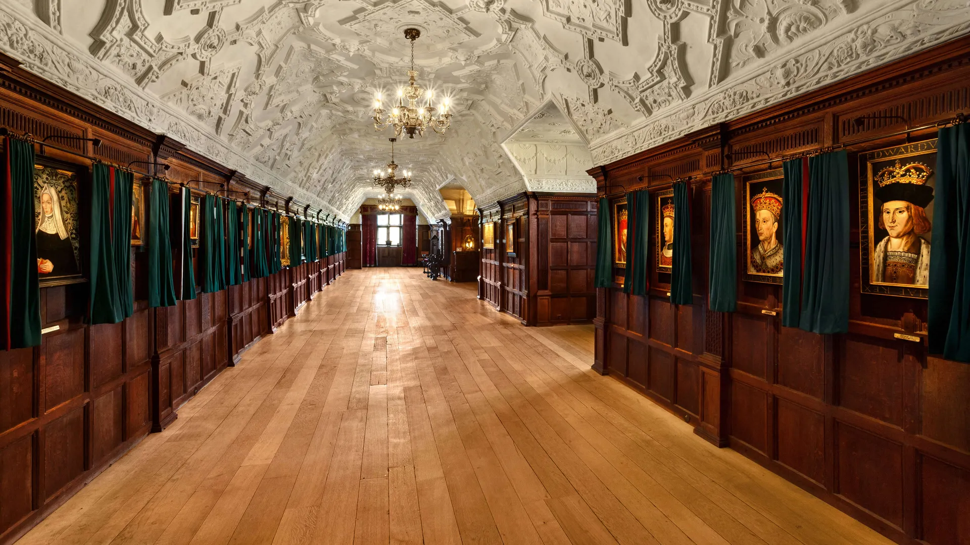 The Long Gallery at Hever Castle, Kent