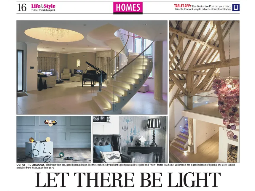 "Let There be Light" - an article in The Yorkshire Post