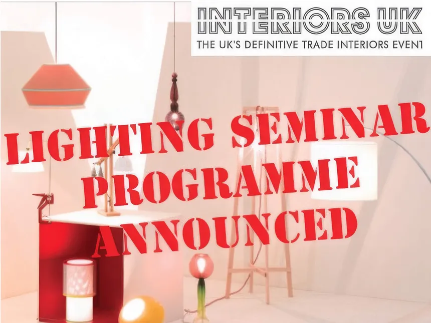 Banner ad for the Lighting Seminar programme at The Lighting Show, 2014