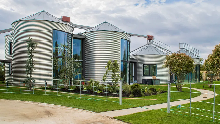 The Silos is an extraordinary luxury house converted from farm silos.